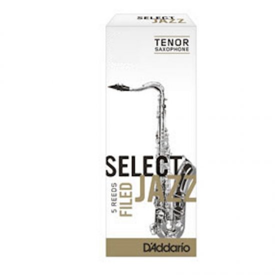 D'Addario Select Jazz Tenor Sax, Filed, Strength 2 Hard